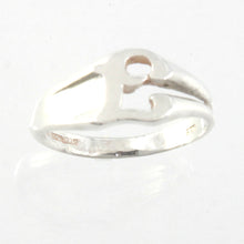 Load image into Gallery viewer, 9330071-Sterling-Silver-Personalized-Unisex-Initial-E-Ring-Size-7