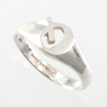 Load image into Gallery viewer, 9330076-Personalized-Unisex-Ring-Initial-Q-Sterling-Silver