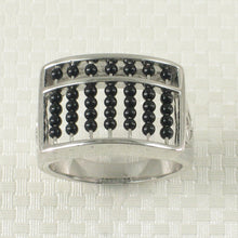 Load image into Gallery viewer, 9338881-Genuine-Black-Onyx-Abacus-Designed-Solid-Sterling-Silver-Ring