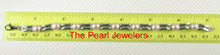 Load image into Gallery viewer, 9400022-Genuine-Pink-Fashwater-Pearl-Bracelet-925-Sterling-Silver-Links