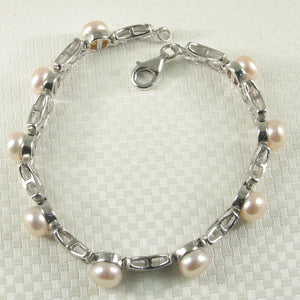 9400024-Genuine-Lavender-Freshwater-Pearl-Bracelet-925-Sterling-Silver-Links