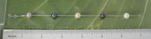 Load image into Gallery viewer, 9400094-Multi-Color-Semi-Round-Pearl-Bracelet-.925-Solid-Sterling-Silver-Link