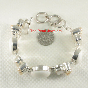 9400122-Solid-Sterling-Silver-Biwa-Pearls-Cubic-Zirconia-Bracelets