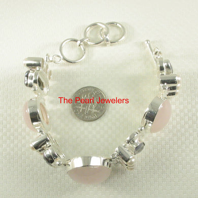 9400134-Sterling-Silver-Rose-Quartz-Genuine-Black-Biwa-Pearl-Bracelet