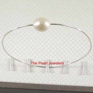 9400230-simple-Handcrafted-White-Freshwater-Pearl-Bangle-Solid-Sterling-Silver