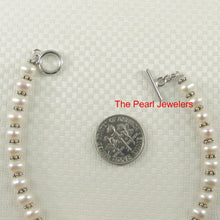 Load image into Gallery viewer, 9401100-Cultured-Pearl-Bali-Bead-Bracelet-Sterling-Silver