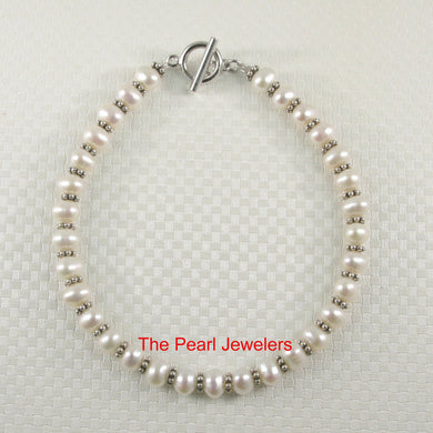 9401100-Cultured-Pearl-Bali-Bead-Bracelet-Sterling-Silver