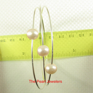 9401222-Hand-Crafted-Triple-Pearl-16-Gauge-Bangle-Bracelet-Sterling-Silver