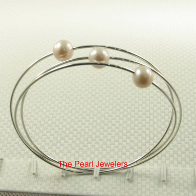 9401222-Hand-Crafted-Triple-Pearl-16-Gauge-Bangle-Bracelet-Sterling-Silver