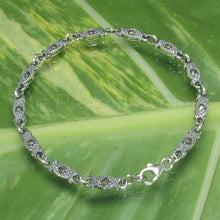 Load image into Gallery viewer, 9405041-Hand-Crafted-Seeing-Eye-Design-Marcasite-Bracelet-Sterling-Silver