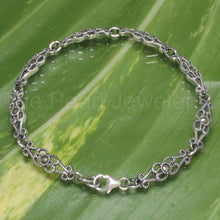 Load image into Gallery viewer, 9405051-Solid-Sterling-Silver-Hand-Crafted-Marcasite-Vintage-Bracelet