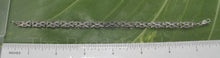 Load image into Gallery viewer, 9405071-Sterling-Silver-Hand-Crafted-Interlock-Design-Marcasite-Bracelet