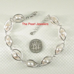 9409940-Sterling-Silver-Lucky-Lantern-Design-White-Cultured-Pearl-Bracelet