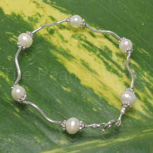 9409970-Solid-Sterling-Silver-Genuine-White-Cultured-Pearls-S-Link-Bracelet