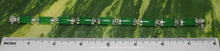 Load image into Gallery viewer, 9410023-Nine-Segment-Green-Jade-Bracelet-925-Sterling-Silver-Links