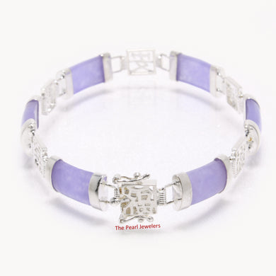 9410052-Five-Partitions-Sterling-Silver-Six-Lavender-Jade-Segments-Bracelets