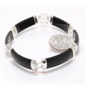 9410061-Six-Segment-Black-Onyx-Bracelet-925-Sterling-Silver-Links