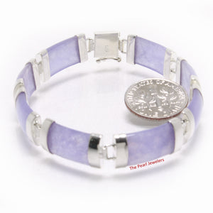9410132-Sterling-Silver-Featuring-Eight-Curved-Lavender-Jade-Bracelet