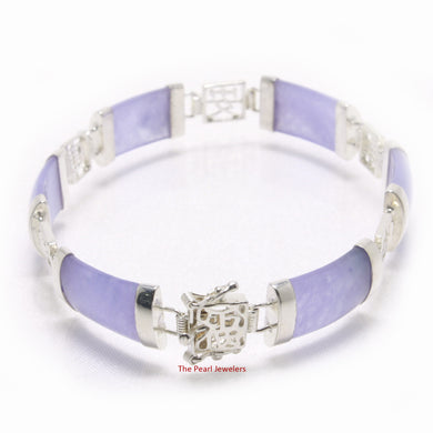 9410142-Lavender-Jade-Bracelet-Sterling-Silver-Oriental-Segments