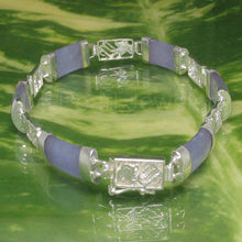 Load image into Gallery viewer, 9410272-Lavender-Jade-Bracelet-Sterling-Silver-Phoenix-Styled-Partitions