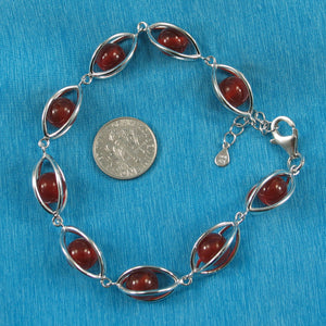 9429940-Genuine-Carnelian-Solid-Sterling-Silver-Lucky-Lantern-Bracelet