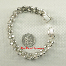 Load image into Gallery viewer, 9430012-Sterling-Silver-Solid-Braided-Saddle-Design-Bracelet