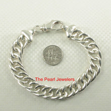 Load image into Gallery viewer, 9430016-Italy-Solid-Sterling-Silver-.925-Links-Unique-Bracelet