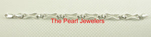 9430022-Unique-Vintage-Solid-925-Sterling-Silver-Six-Segment-Link-Bracelet