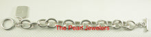 Load image into Gallery viewer, 9430023-Unique-Vintage-Solid-925-Sterling-Silver-Thick-Chain-Link-Styled-Bracelet
