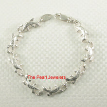 Load image into Gallery viewer, 9430025-Unique-Solid-925-Sterling-Silver-8-Segment-Salamander-Link-Bracelet