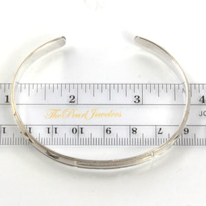 9430031-Sterling-Silver-Handmade-Diamond-Cut-C-Design-Bangle-Bracelet