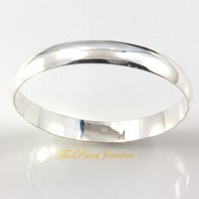 Load image into Gallery viewer, 9430032-Sterling-Silver-Handmade-Plain-Bangle-Bracelet