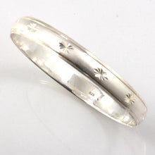 Load image into Gallery viewer, 9430033-Sterling-Silver-Handmade-Diamond-Cut-Bangle-Bracelet