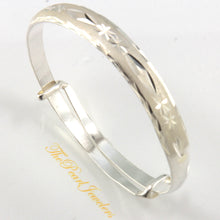 Load image into Gallery viewer, 9430035-Sterling-Silver-Handmade-Expandable-Bangle-Bracelet