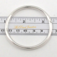 Load image into Gallery viewer, 9430045-Sterling-Silver-Handmade-Open-Plain-Bangle-Bracelet