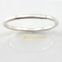 Load image into Gallery viewer, 9430046-Sterling-Silver-Handmade-Open-Two-Tones-Bangle-Bracelet