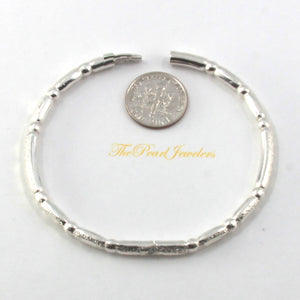 9430048-Sterling-Silver-Diamond Cut-Open-Bangle-Bracelet