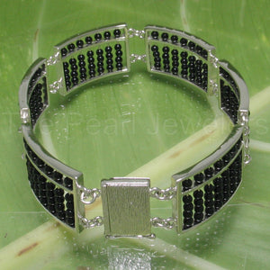 9438881-Handcrafted-Abacus-Design-Sterling-Silver-Black-Onyx-Bracelets