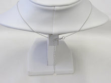 Load image into Gallery viewer, Solid Silver .925 CZ Twin White Pearl Necklace