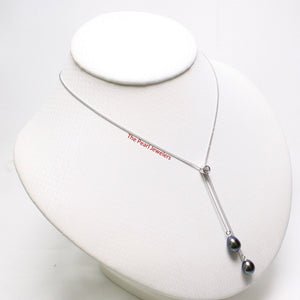 9600021-Cubic-Zirconia-Black-Pearl-Silver-925-Handcrafted-Necklace