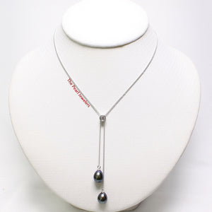 9600021-Cubic-Zirconia-Black-Pearl-Silver-925-Handcrafted-Necklace
