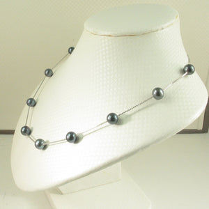 9600095-Solid-Sterling-Silver-925-Blue-Cultured-Pearls-Tin-Cup-Necklace