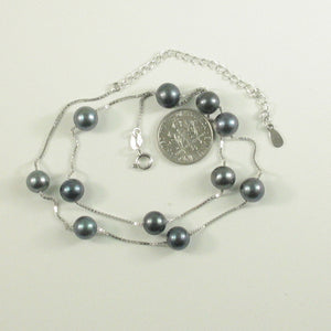 9600095-Solid-Sterling-Silver-925-Blue-Cultured-Pearls-Tin-Cup-Necklace