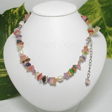 Load image into Gallery viewer, 9600145-Black-Freshwater-Pearls-Hawaiian-Rainbow-Design-Necklace