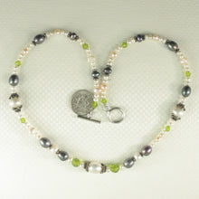 Load image into Gallery viewer, 9600150-Beautiful-Combinations-Sized-Pearls-Silver-Toggle-Clasp-Necklace