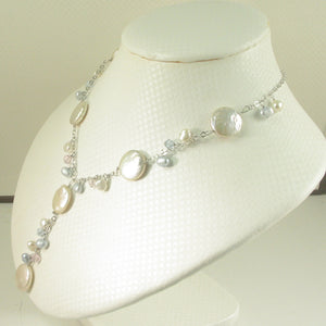 9600232-Solid-Sterling-Silver-Hand-Crafted-Peach-Coin-Pearls-O-chains-Necklace