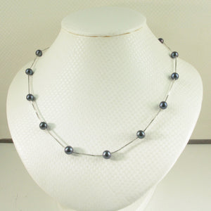 9601091-Hand-Crafted-Cultured-Black-Pearl-Tin-Cup-Necklace