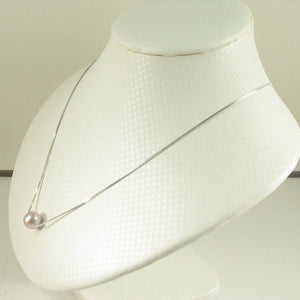 9603092L-Lavender-Cultured-Pearl-Box-Chain-Very-Simple-Beautiful-Necklace