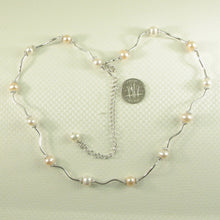 Load image into Gallery viewer, 9609973-Hand-Crafted-Genuine-Pink-White-Culture-Pearls-Necklace