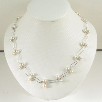 9609982-Sterling-Silver-Genuine-Pale-Pink-F/W-Culture-Pearls-Adjustable-Necklace